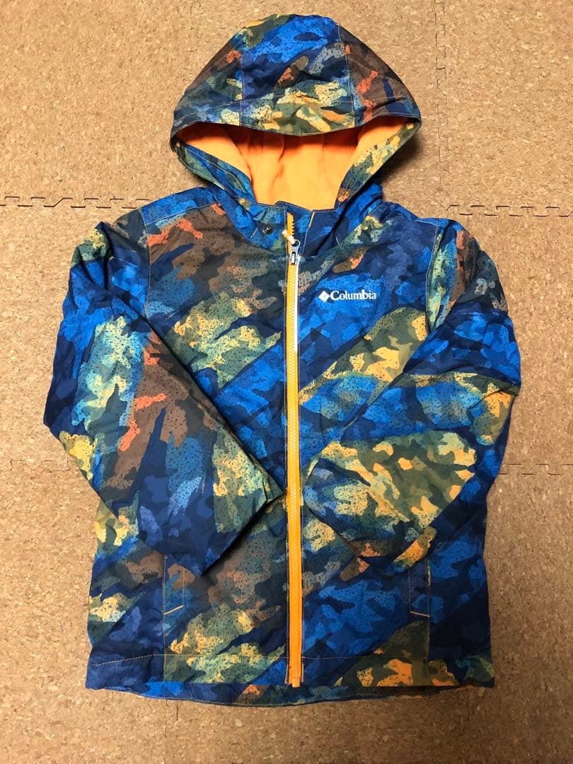 Columbia キッズ用カモフラージュバガセット スノーウエアX S