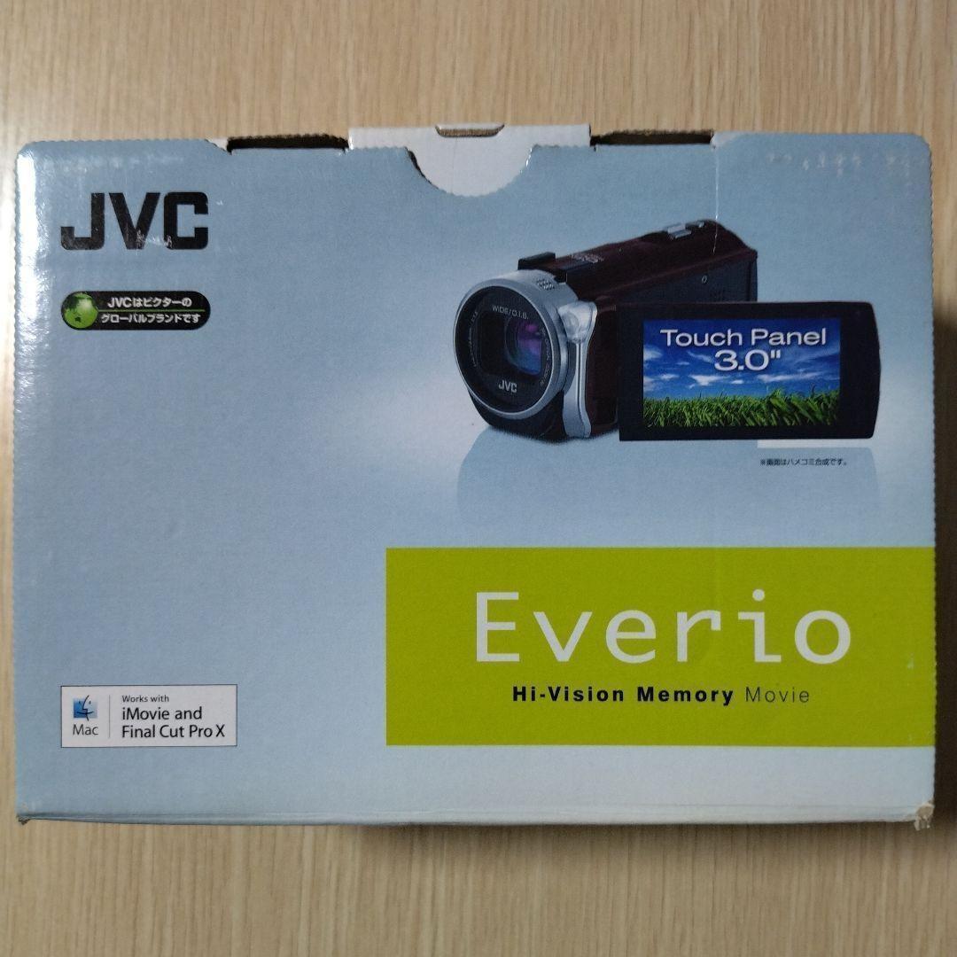 オ*ル様 三脚取付用ネジ穴付近ひび割れあり JVC ビデオカメラ エブリオ GZ