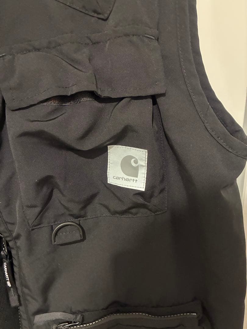 【値下げ】Carhartt ブラック ベスト XL フィッシングベスト