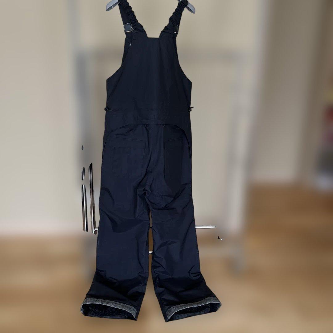 スノーボード Green clothing bib pants black 23-24