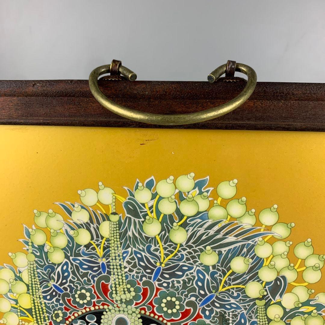 景徳鎮 陶磁器 パステル人物国色天香磁板画 磁器置物 装飾品 工芸品 美術品