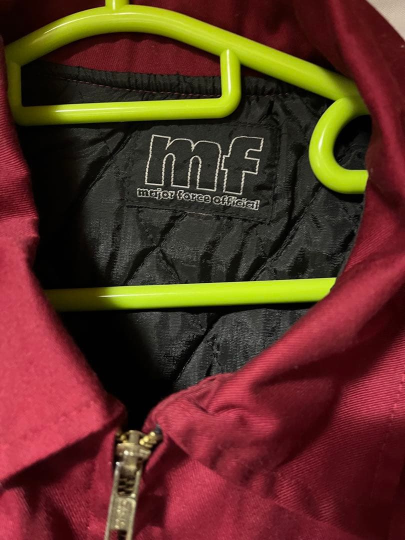 MAJOR FORCE バーガンディ ジャケット ヴィンテージ※サイズ不明