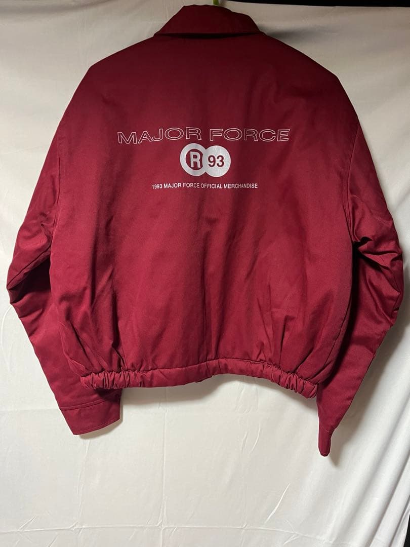 MAJOR FORCE バーガンディ ジャケット ヴィンテージ※サイズ不明