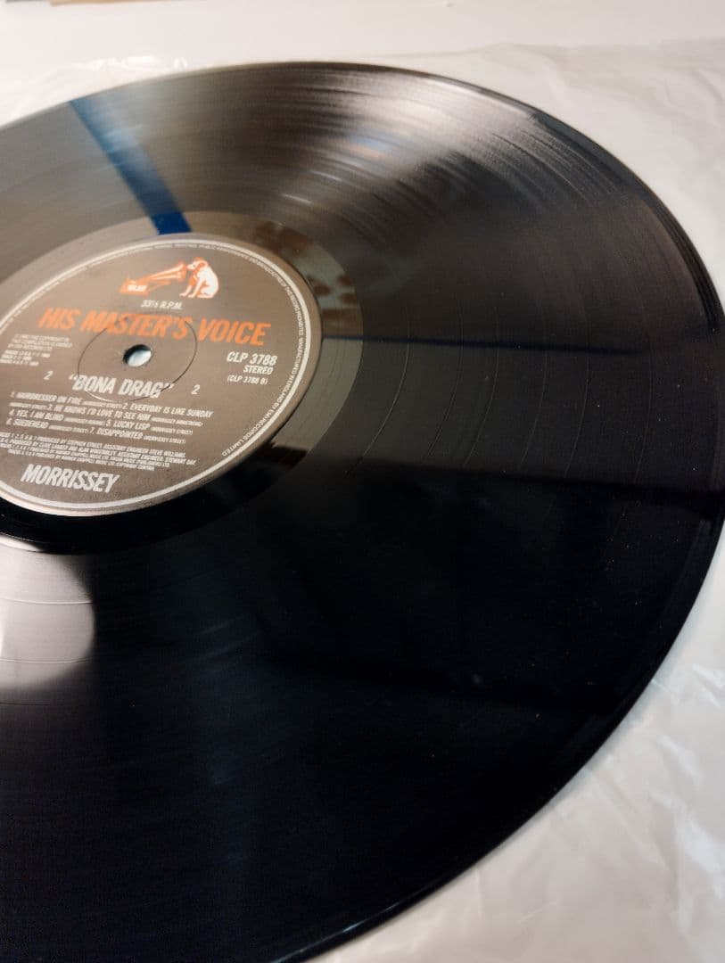 MORRISSEY BONA DRAG UK盤アナログレコード