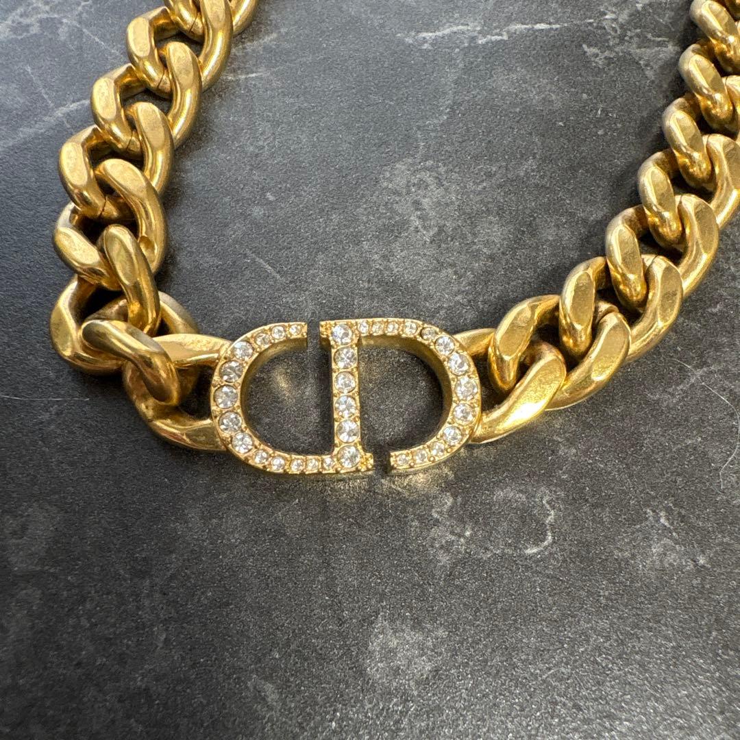 Dior ゴールドチェーン　チョーカー
