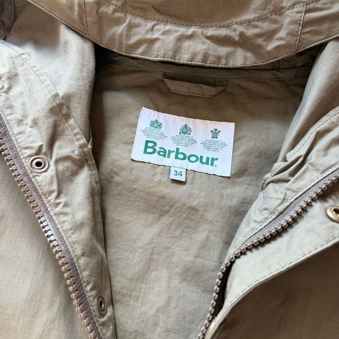 【美品】Barbour バブアー オーバーサイズ フーデッド ビデイル