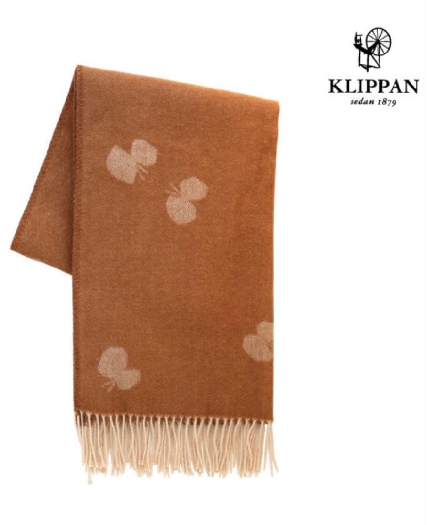 KLIPPAN ストール CHOUCHO テラコッタ mina perhonen