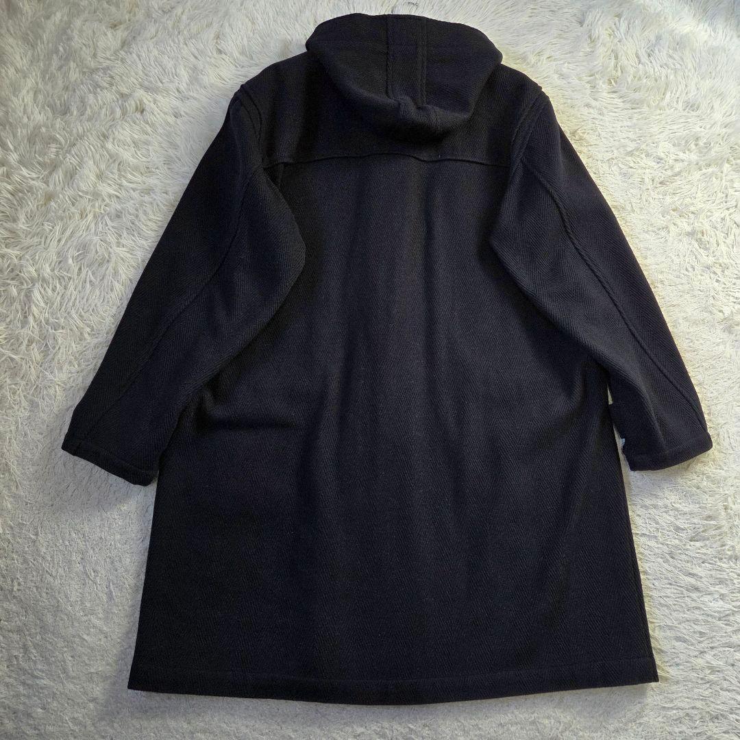 美品 ラルフローレン ヘリンボーン ダッフルコート ダークネイビー サイズL