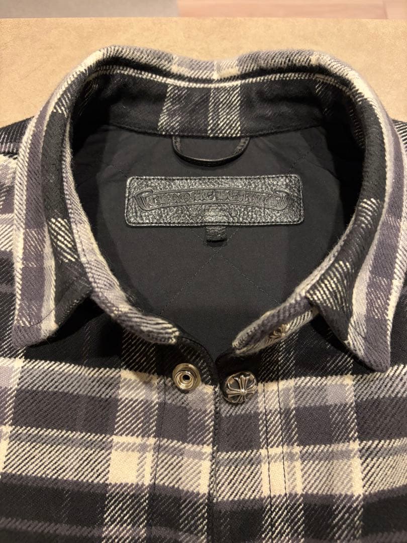 Chrome hearts チェックシャツジャケット L