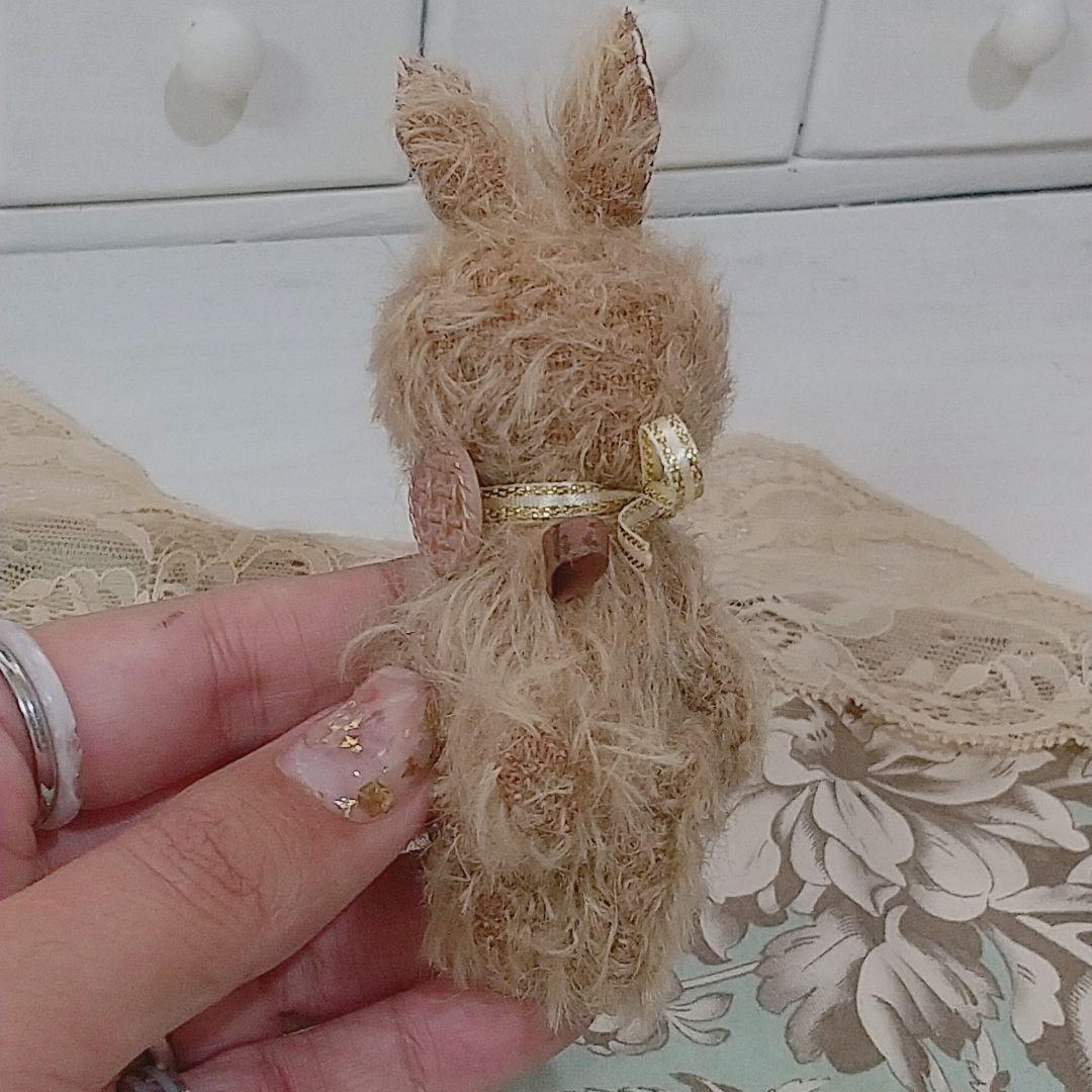 テディベア 小さな ウサギ アーティストベア 玩具 ぬいぐるみ