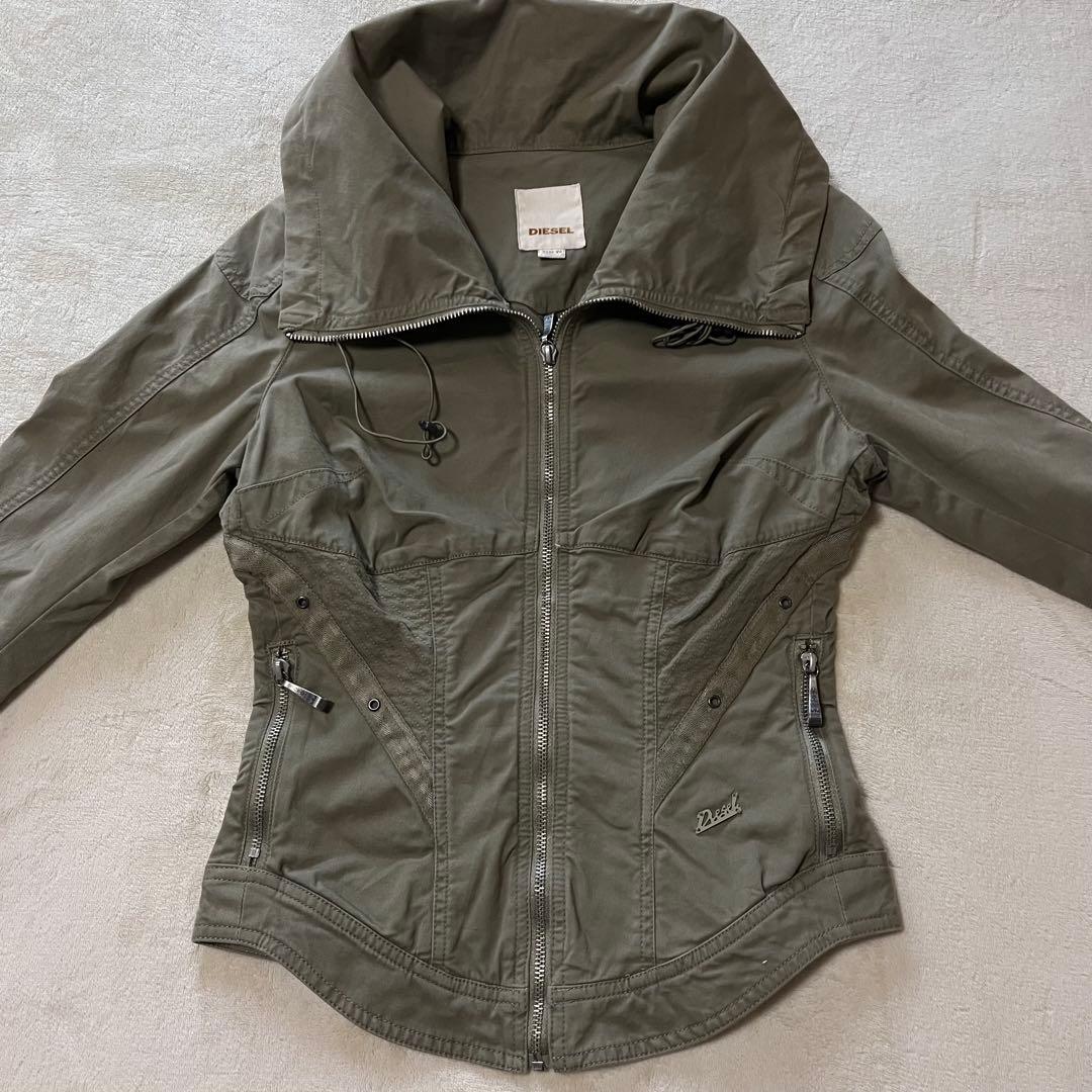 ジャケット・アウター 00s DIESEL archive military jacket y2k