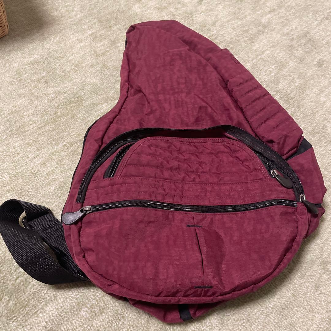 玉*屋様 HEALTH BACK BAG ボディバッグ バーガンディ