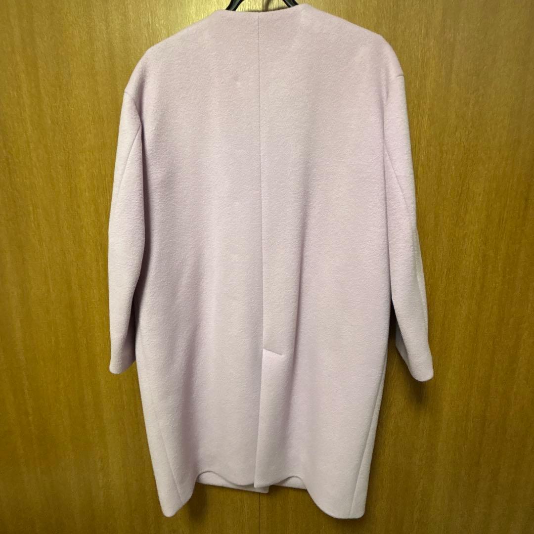 【美品】エストネーション ノーカラーコート 38