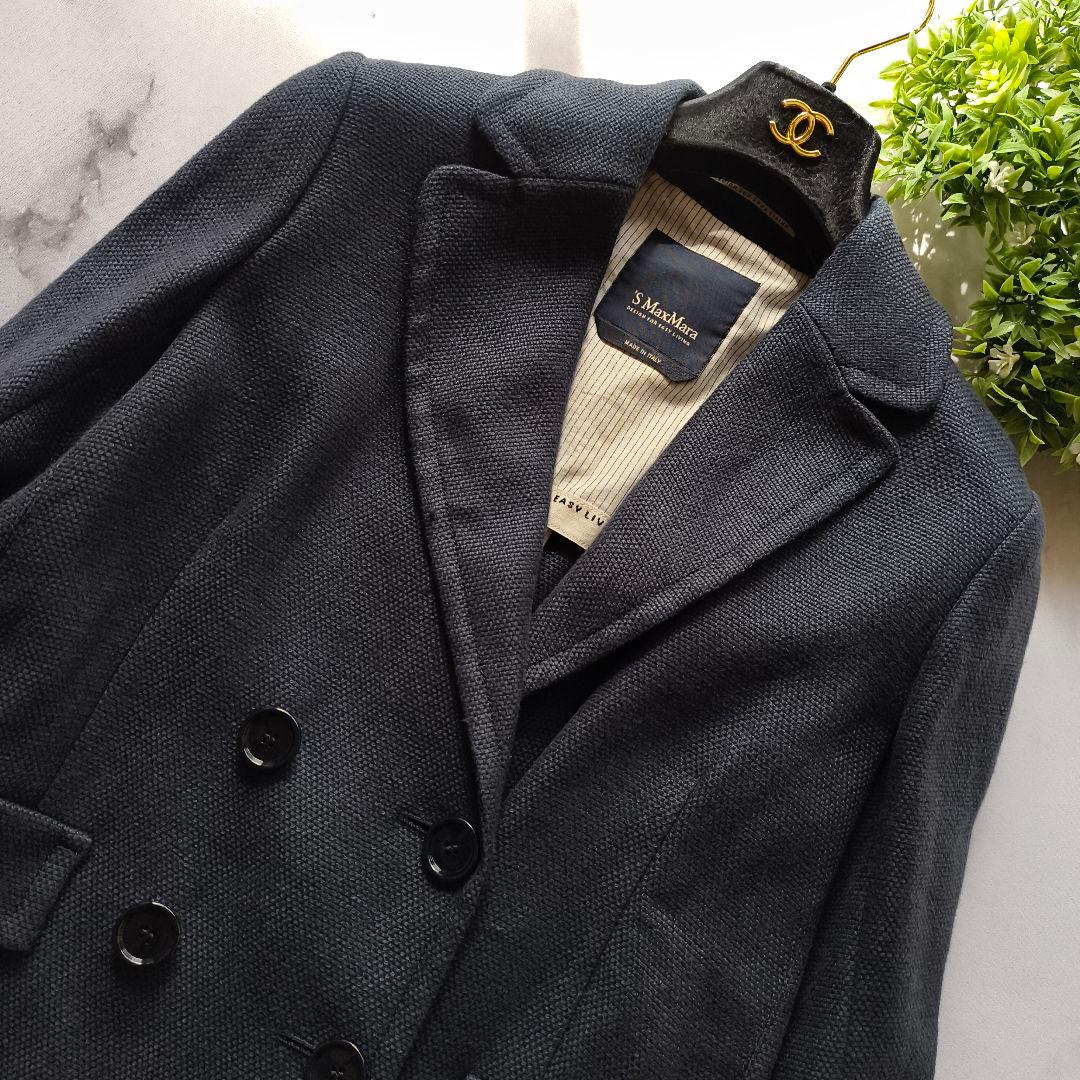 20SS S Max Mara リネンコットン テーラードジャケット 40