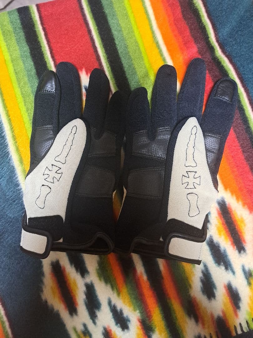 小物 SKULL FLIGHT SUMMER BONE GLOVE SIZE L