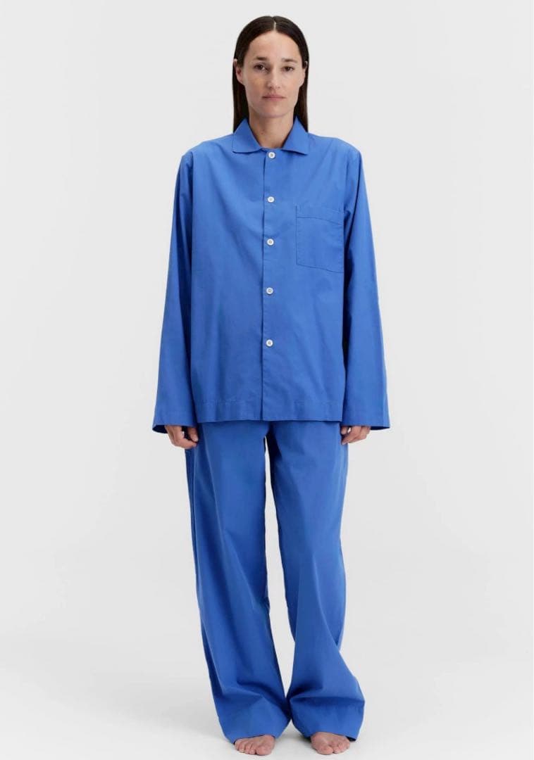 ルームウェア・パジャマ TEKLA Poplin pants  Blue