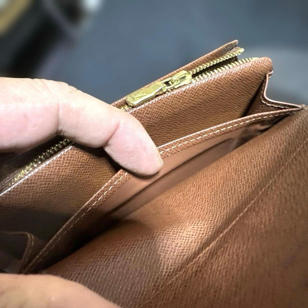 ⑩☆美品/後期型・カードポケットあり ☆ モノグラム♪Ｌ字型ファスナー財布