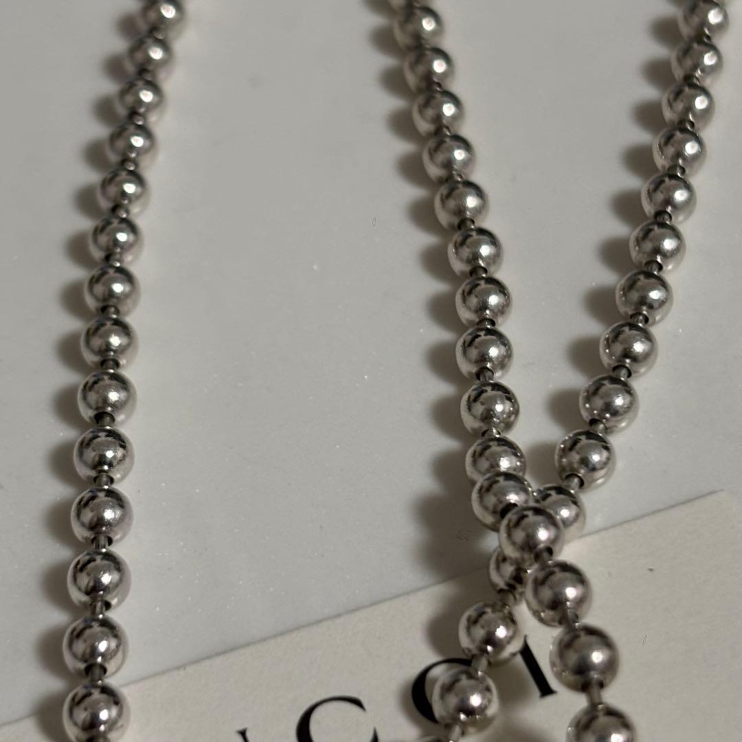 GUCCI 新品同様品　インターロッキングネックレス　極美品　925シルバー