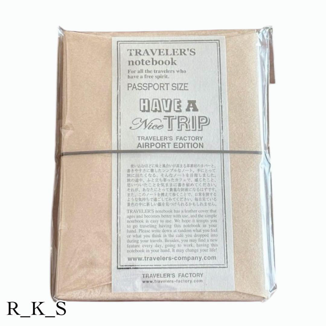 新品 TRAVELER'S FACTORY トラベラーズノート パスポートサイズ