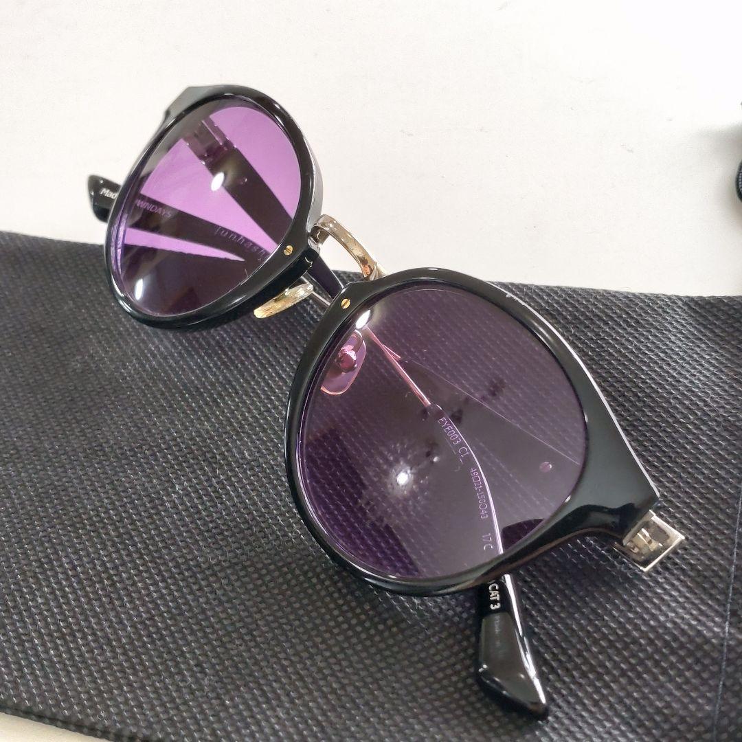 【美品 ジュンハシモト】サングラス パープルレンズ OWNDAY'S