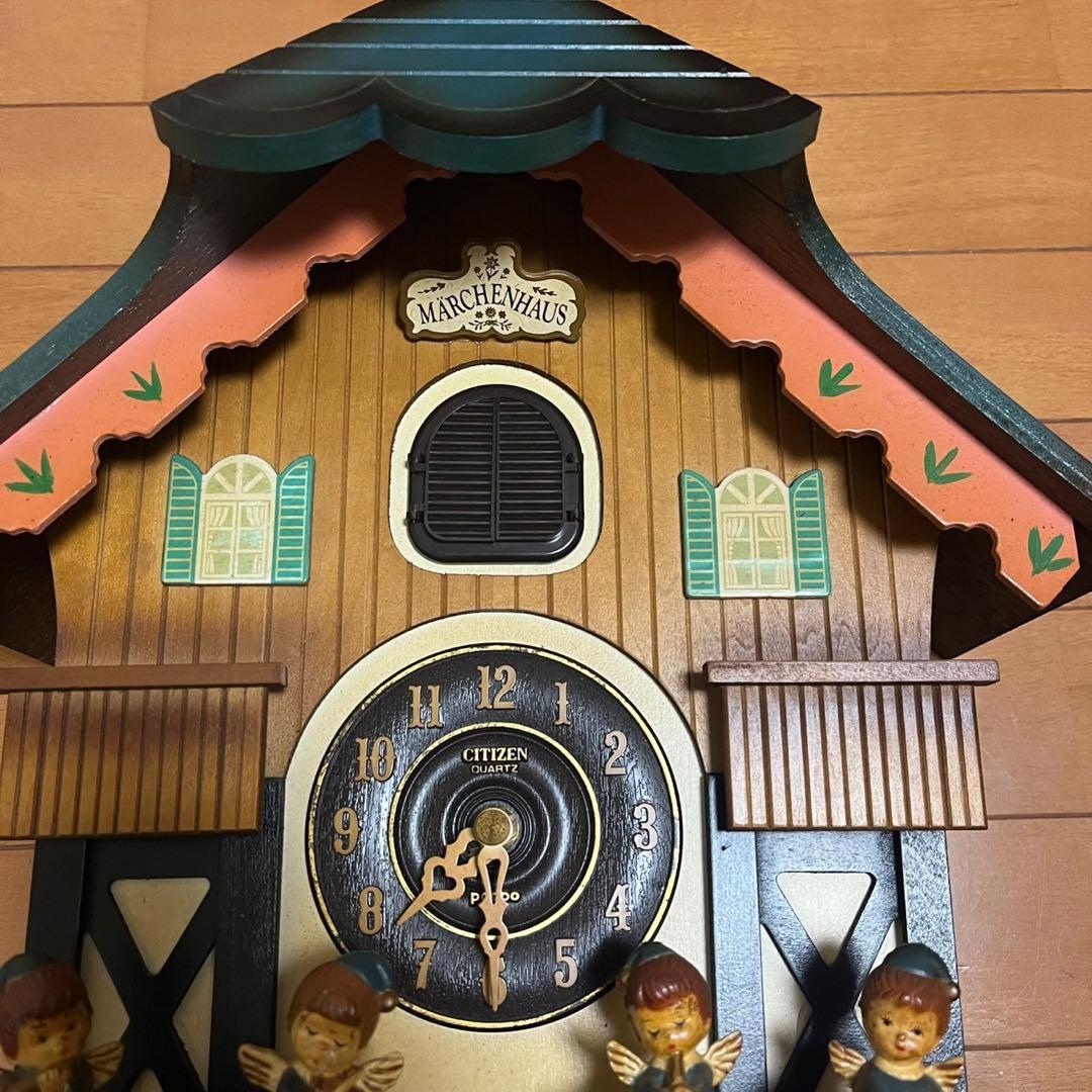 掛け時計 CITIZEN MÄRCHENHAUS カッコウ時計 レトロ ジャンク
