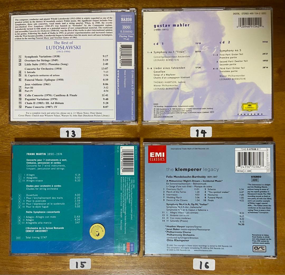 クラシック CD 27枚 ③ 作曲家H〜M    【バラ売り可】