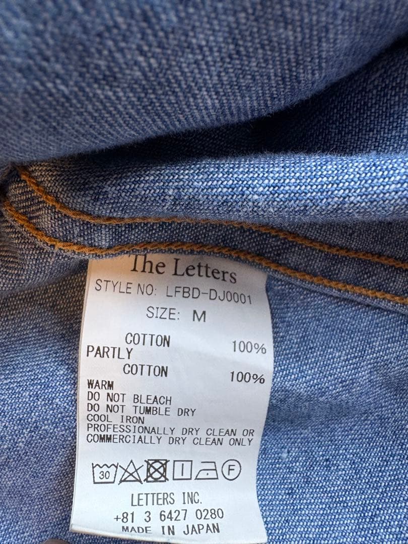 The Letters　デニムカバーオールジャケット