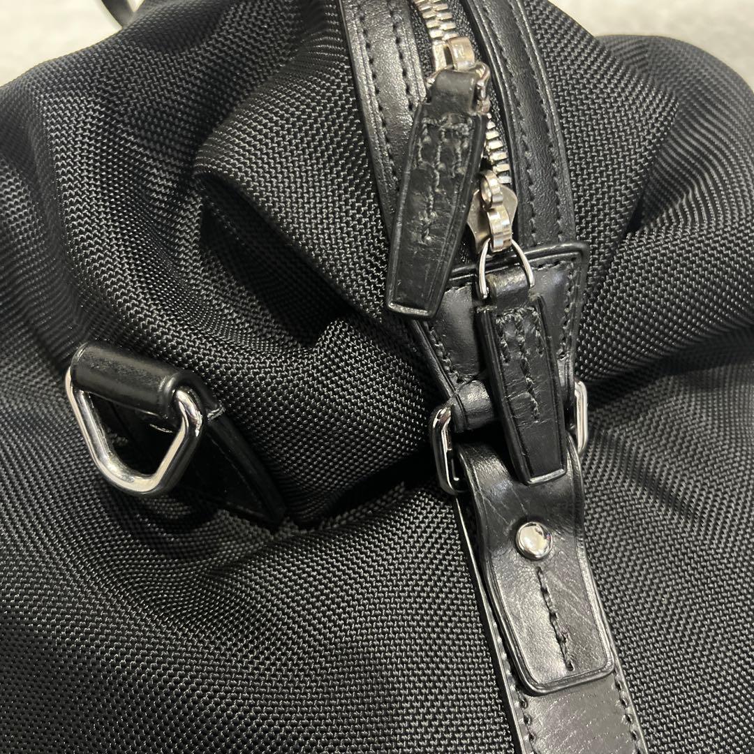 【希少】TUMI トゥミ　2WAY ボストンバッグ 牛革　ブラック