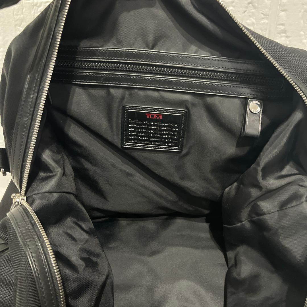 【希少】TUMI トゥミ　2WAY ボストンバッグ 牛革　ブラック