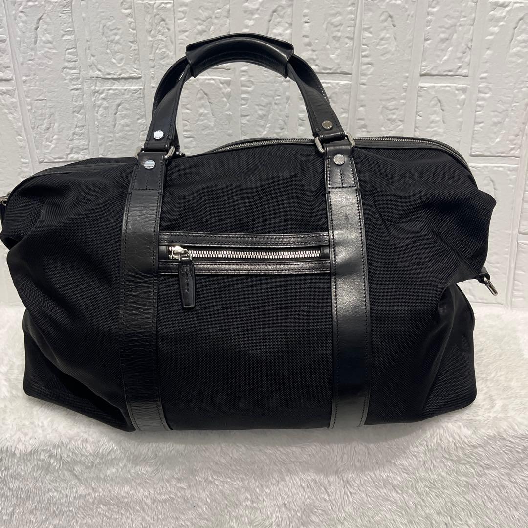 【希少】TUMI トゥミ　2WAY ボストンバッグ 牛革　ブラック