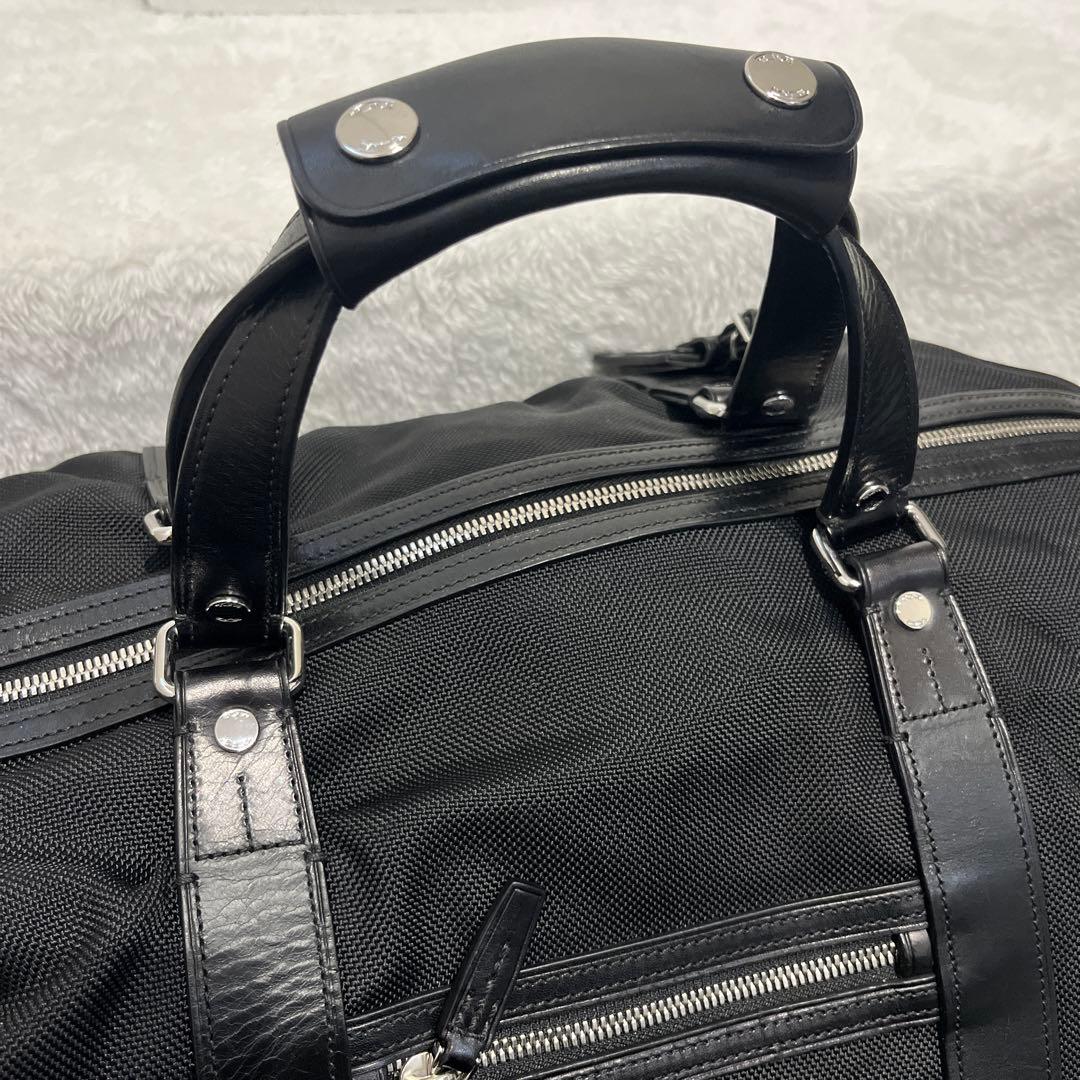 【希少】TUMI トゥミ　2WAY ボストンバッグ 牛革　ブラック