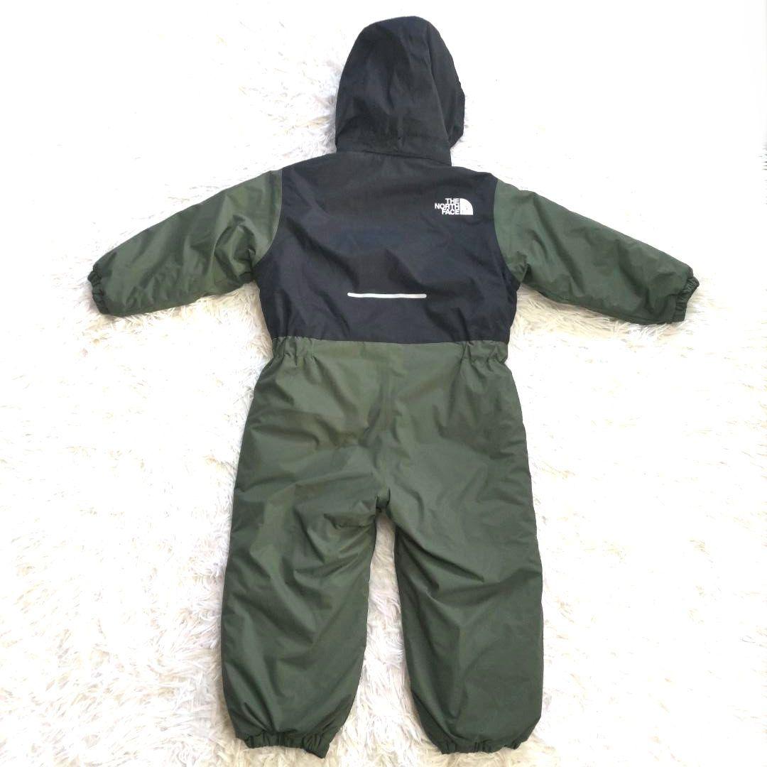 THE NORTH FACE スノーウェア 90cm カーキ ジャンプスーツ