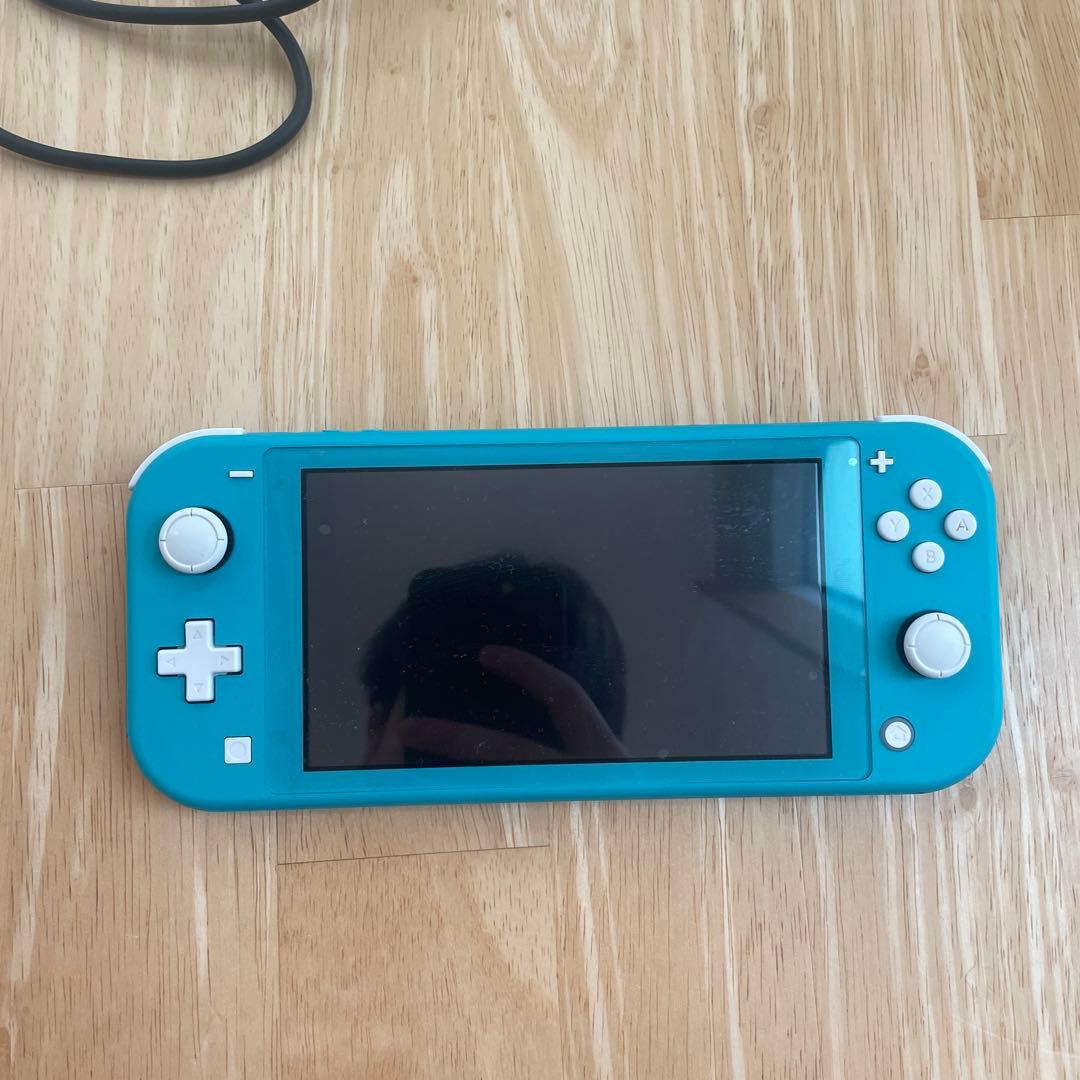 Nintendo Switch Lite ターコイズ 本体 充電器付き美品