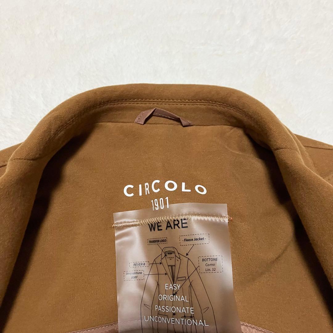 新品同様 タグ付 CIRCOLO ダブル ジャージー テーラードジャケット 46