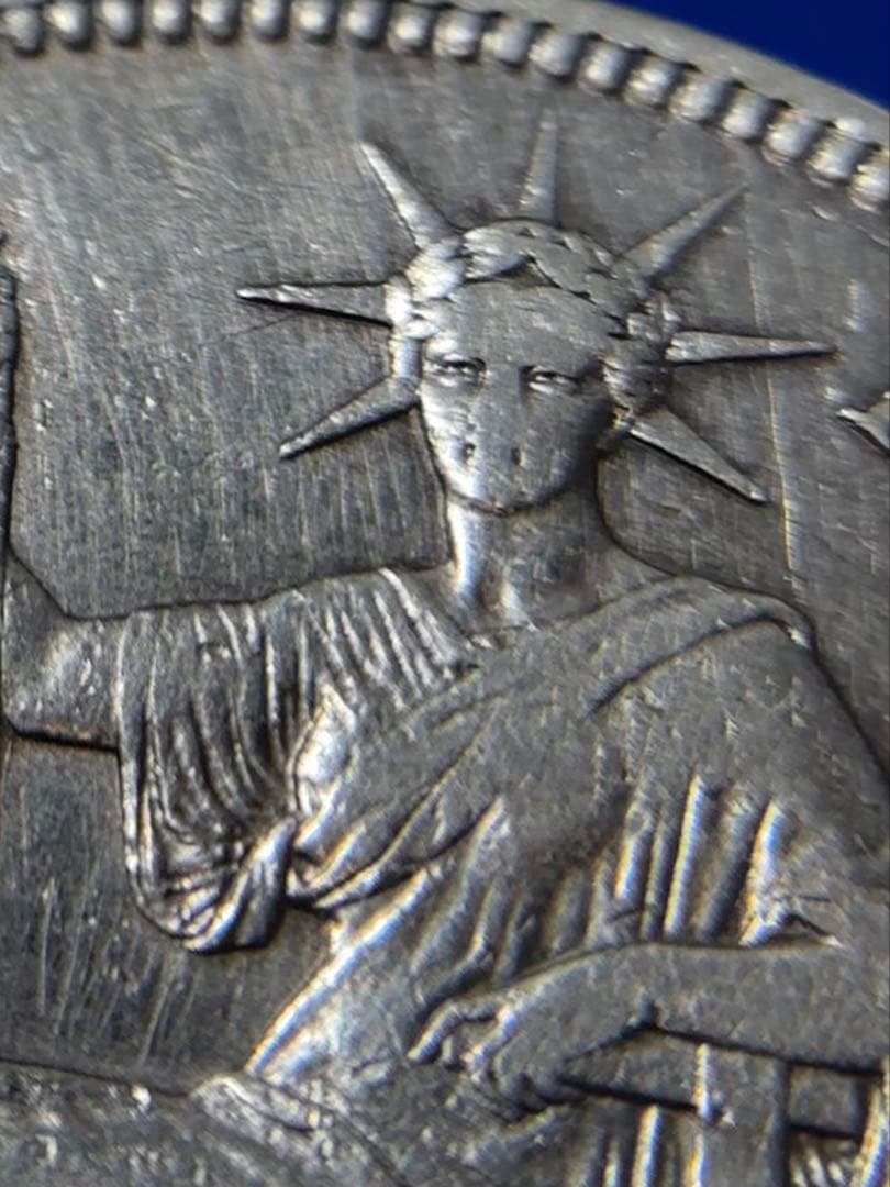 1896年 フランス銀貨　 インドシナ銀貨 ピアストル 美品　B22