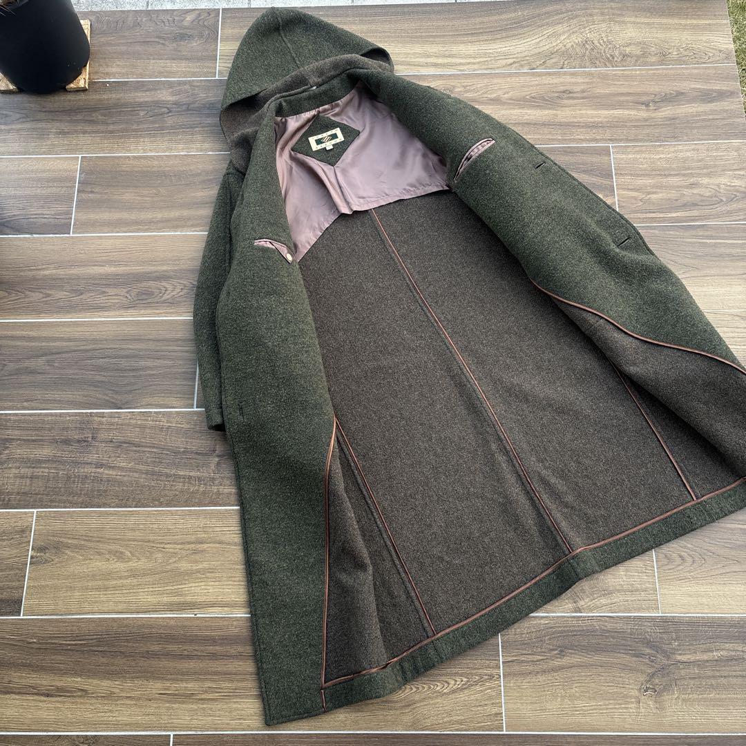 JOSEPH ABBOUD ダッフルコート ロング　L オリーブグリーン