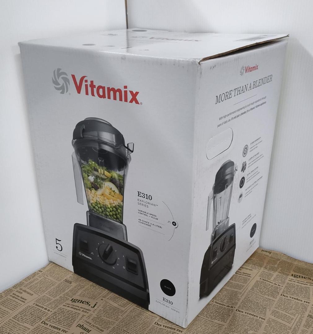 【美品】Vitamix E310 ブラック 動作点検・除菌済