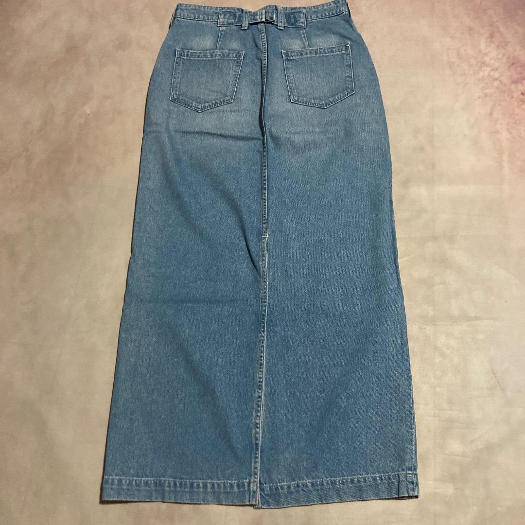 IENA　woadblue デニムマキシスカート
