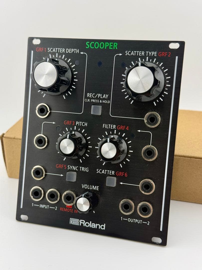Roland AIRA モジュラーシンセ　scooper dtm daw