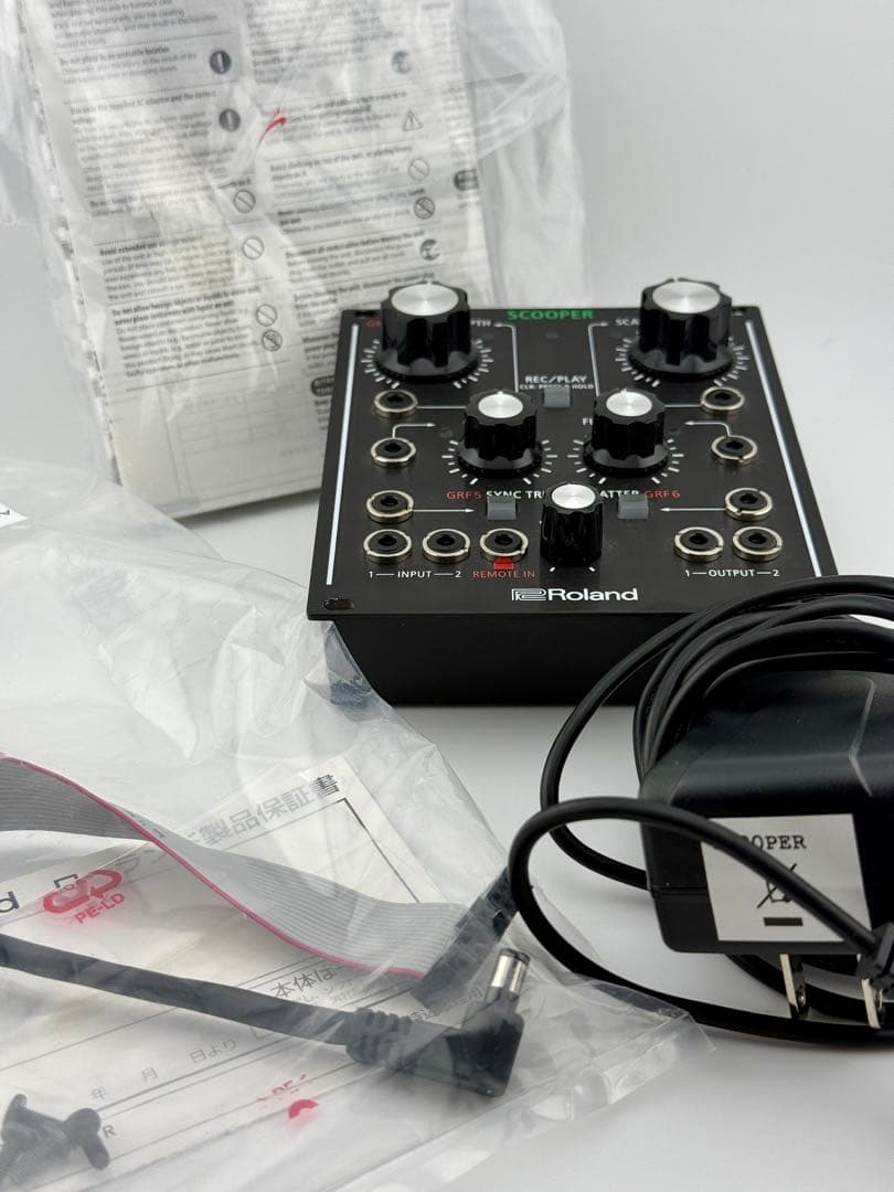 Roland AIRA モジュラーシンセ　scooper dtm daw