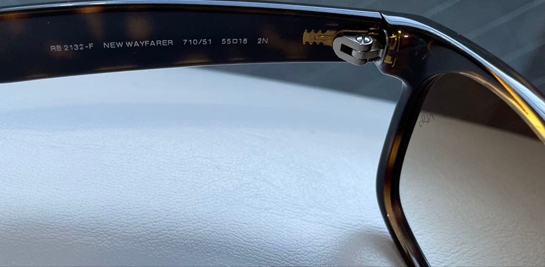 Ray-Ban RB2132F 710/51 55サイズフェディットブラウン美品