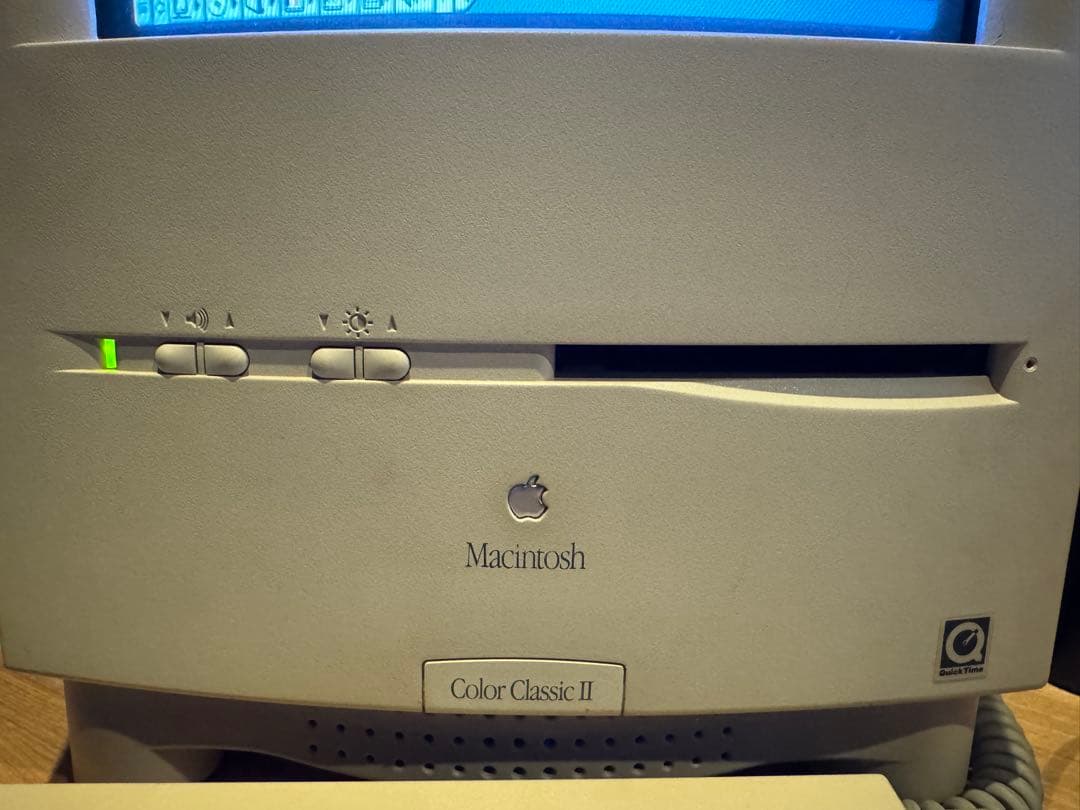Macデスクトップ Mac Color Classic II Mystic BlueSCSI v2