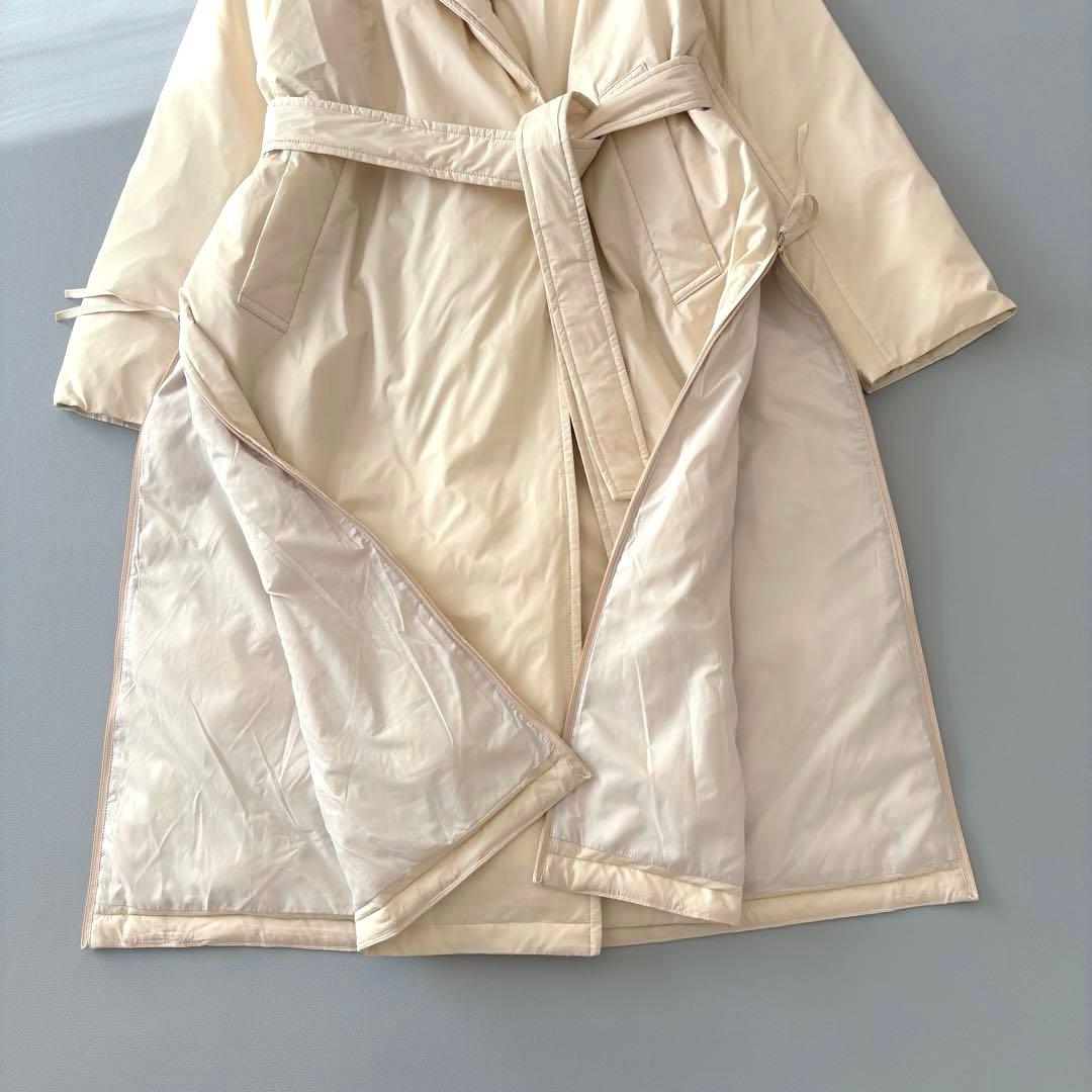 ■美品ADAM ET ROPE’サステナブルALLIED パファーラペルコートF