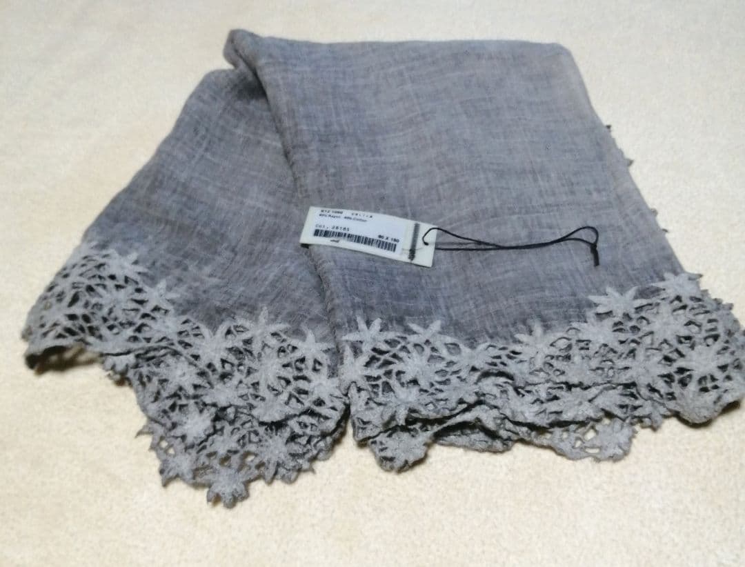 【未使用品】 Faliero Sarti グレーストール