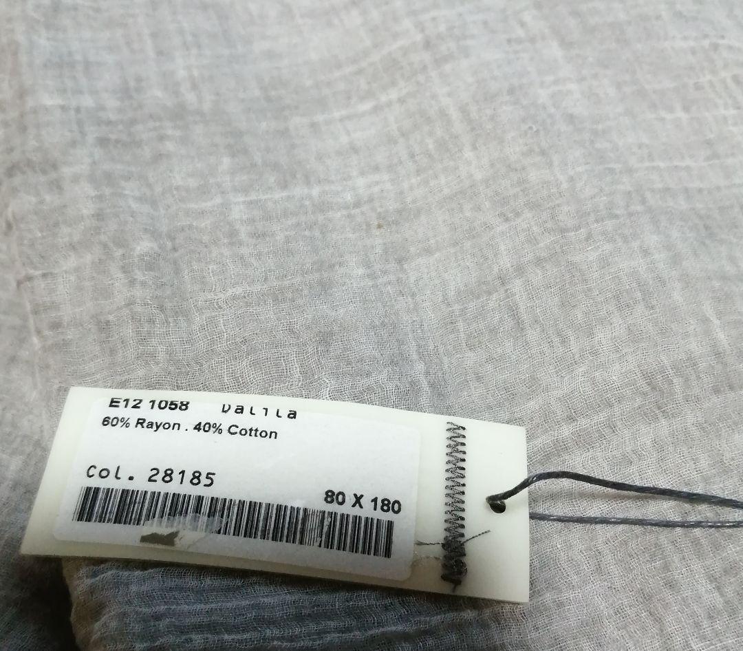 【未使用品】 Faliero Sarti グレーストール