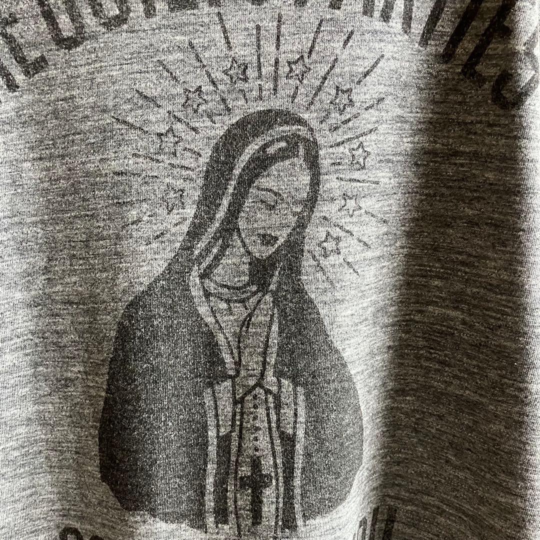 希少 初期タグ ワコマリア プレイングマリアtシャツ 杢グレー L