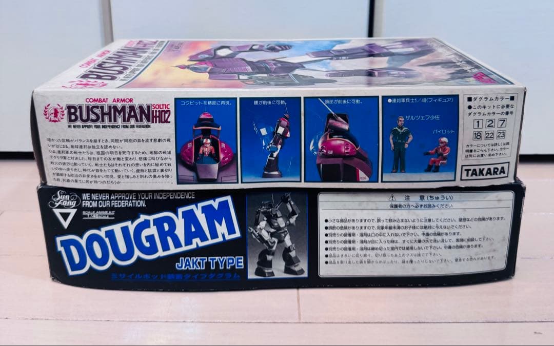 N*A様 【未組立】 タカラ　ダグラム　ブッシュマン・絶版ダグラム　2体セット