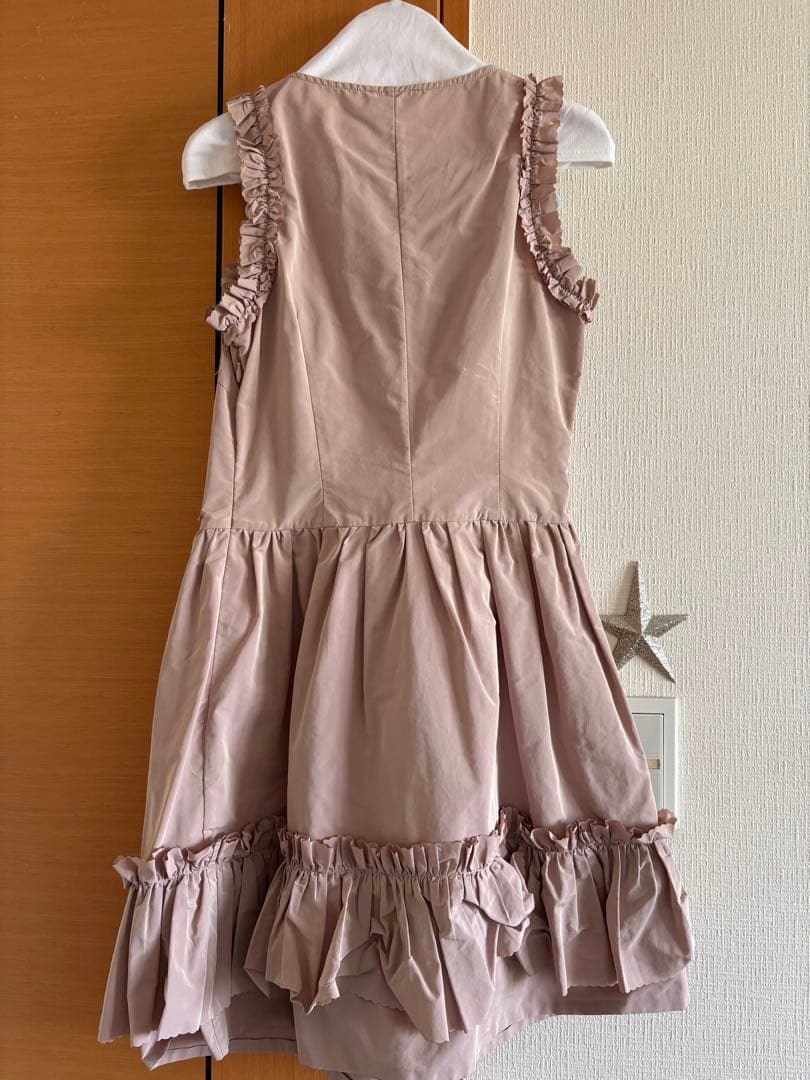 RED VALENTINO ノースリーブひざ丈ワンピース 38