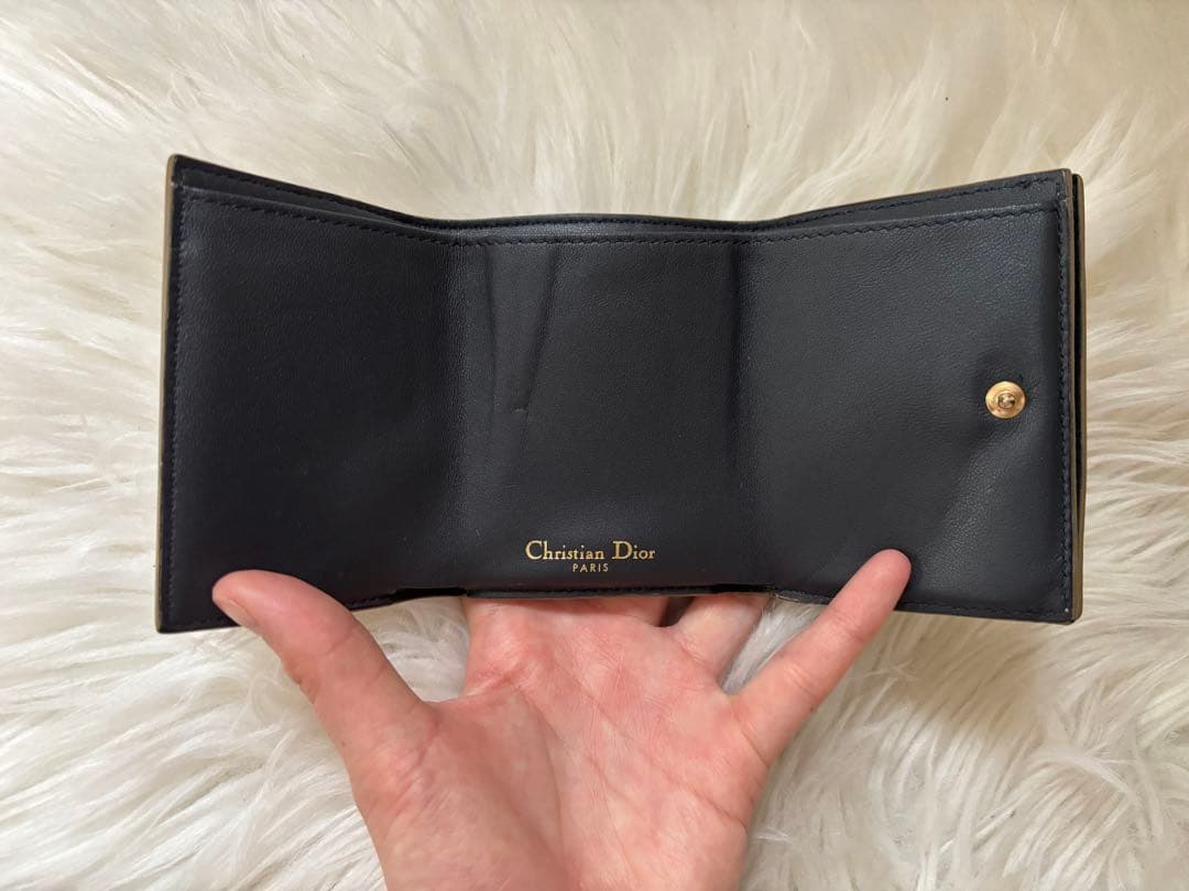 Christian Dior ゴールド ミニ財布