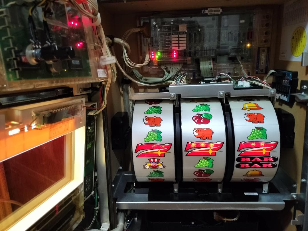 【パチスロ実機】北電子★アイムジャグラーSP（レッドパネル）【不要機付】